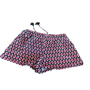 Tommy Bahama Women’s Swim Shorts With Tie Tassel Diamond Print Size M